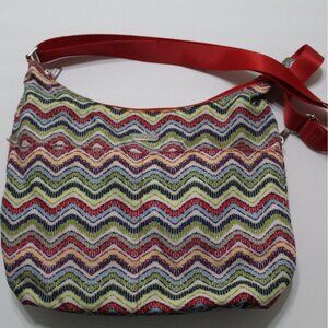 Baggallini Cross Body Multi Colored‎ bag, lots of pockets